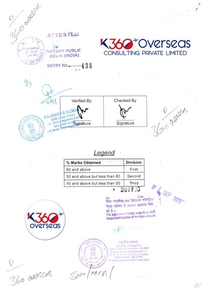 MEA ATTESTATION